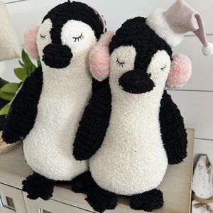 Viral TikTok Winter Dreams Plush Stuffed Holiday Penguins from HomeGoods NWT